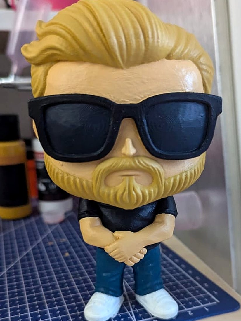 Boneco personalizado — pintado